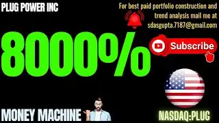 PLUG POWER INC MONEY MACHINE | PLUG STOCK NEWS