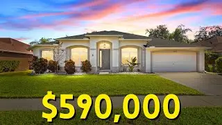 Oakstead Updated Pool Home for Under $600k | 3312 Ashmonte Dr Land O Lakes