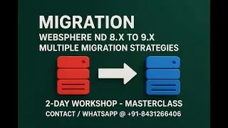 WebSphere ND - Migration Methods -  #udemy  #websphere #weblogic #jboss #applicationserver #devops
