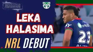 Leka Halasima | Warriors NRL DEBUT | Highlights