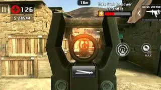 dead trigger 2 : mission  gameplay steyur aug, kriss vector, viking swords mk 11