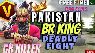 CR KILLER Is Live V-Badge Player Playng Challenging Rooms With Subscribers😒☠️ #freefire #livestream
