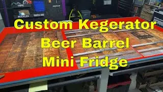 Custom Kegerator Beer Barrel Mini Fridge Wrap March 2022 Rm wraps