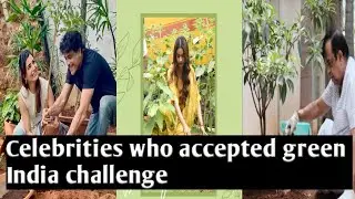 Celebrities accepted Green India challenge || Samantha||karthikeya||rashmika 🌱🌱