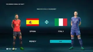 FIFA 23 - SPAIN vs ITALY - FIFA Women's World Cup 2023 Final - Full Match - Gameplay PS5
