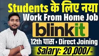 Blinkit New Work From Home Job 2026 | 12वीं पास के लिए हिन्दी में घर बैठे काम करने का जॉब