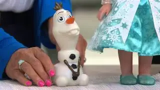 Disney's Frozen Singing Elsa Doll with Light-up Dress and Olaf with Alberti Popaj