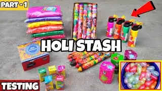 holi stash testing | Shivesh