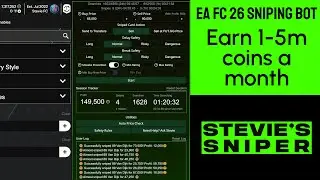 EA FC 26 Autobuyer & FUT Sniping Bot - Stevie's Sniper - How to use