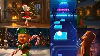 DECK THE HALLS  ITALIAN BRAINROT CHRISTMAS vs GOLDEN HUNTRIX BRAINROT CHRISTMAS Brainrot Christmas