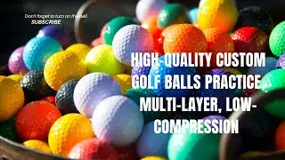 High-Quality Custom Golf Balls | Practice, Multi-Layer, Low-Compression | Easypromogift