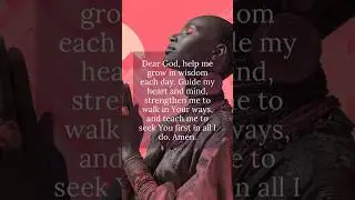 A prayer for wisdom and guidance 🤍  #DailyPrayer #PrayerForWisdom #ChristianShorts