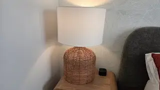 Deco 79 Rattan Handmade Room Table Lamp Woven Accent Lamp 15