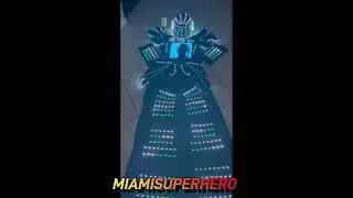 Our New LED Robot ready to Transform Your Party