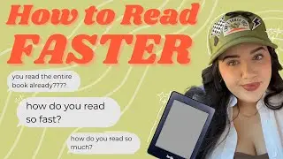 How to Read Faster (Audiobooks, Kindle Hacks, and Immersive Reading)
