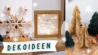 DIY WINTERDEKO | Dekoration selbermachen | einfaches & besonderes Upcycling für Weihnachten