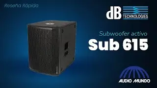 Subwoofer activo profesional marca DB Technologies modelo Sub 615