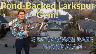 Экскурсия по дому Larkspur Edmonton | 6 спален, вид на пруд и жизнь в тупике!