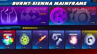 Burnt Sienna Mainframe In The Item Shop! - Rocket League Item Shop 4/20/22
