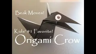 Origami Crow (Level: 8 year old+)