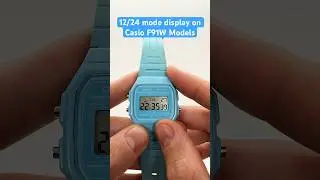 Дисплей режима 12/24 на моделях Casio F91W #casiof91w