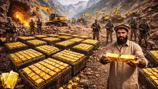 Inside Pakistan's 24K Gold Factory: How Mountain Rock Becomes Pure Gold Bars (Full Process)