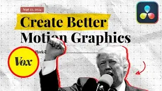 Create Better Motion Graphics Like Vox in Davinci Resolve | 26