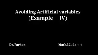 Solving LPP Without Artificial variables| UMA035|Optimization Techniques