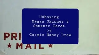 Couture Tarot Deck Unboxing