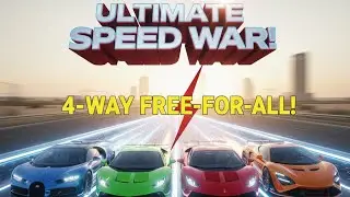 Who is the FASTEST? 🚀 4 Supercars - 1 Winner! #viralvideo #trending #super car stunt 