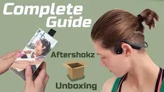Aftershokz Titanium (mini) - Unboxing / Pairing with Garmin Fenix 6 / First try and impressions