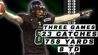 The BEST three-game stretch from a WR in CFB history