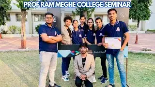 Prof Ram Meghe College Seminar| Screenless Display #seminar #rammeghe #prmitr #college