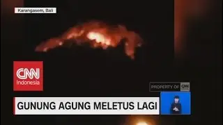 Gunung Agung Meletus Lagi, Letusan Mencapai 2 Kilometer