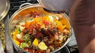 Original Fish Soup Recipe That is Hard to Turn Away and a Freshly made Pineapple Ice Cream Dessert 