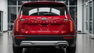Kia – Telluride (2026) | Bold Red Elegance Meets Premium Power