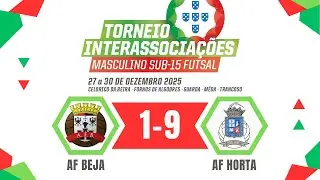 AF Beja 1-9 AF Horta - Futsal Sub15