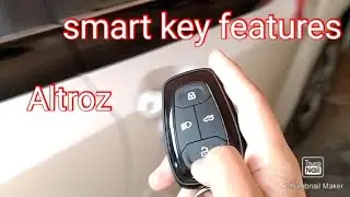 Tata altroz smart remote Key features