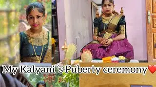 My kalyani puberty ceremony❤️👸. #pubertyfunction #celebration