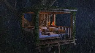 &ldquo;Rain Sound in a Warm Gazebo with Thunder | Heavy Rain for Deep Sleep & Relaxation&rdquo;