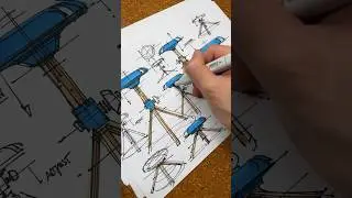 ✍️ #colouring #draw #designdrawing #productsketch #idsketch #fountainpen #copicart #copiccoloring