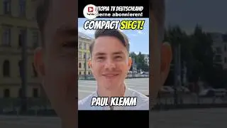 COMPACT - Ein SIEG f&uuml;r die Pressefreiheit! 💪 Paul Klemm Statement nach Urteilsverk&uuml;ndung Leipzig