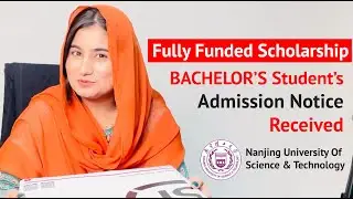 BS Visa letters | Nanjing University of Information Science & Technology || Fully Funded Scholarship