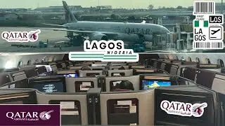 ✈️ 4K UHD Qatar Airways Business Class Review | Lagos to Doha | Ultimate Luxury Flight Experience! 🌍
