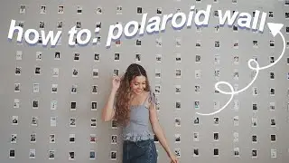 ✧ POLAROID WALL DISPLAY! ✧diy fujifilm instax mini wall decor!