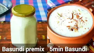 Basundi premix recipe | 5min basundi recipe | instant basundi Basava's kitchen|Diwali special recipe