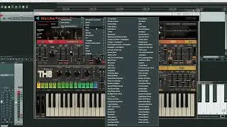 Every Bass Preset Patch in Acustica Thing Demoed Roland Jupiter-8 Emulation