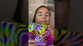 Purple eyelook with the 35B morphe x Lisa frank palette | #shorts
