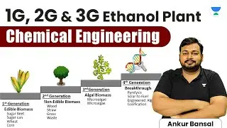 1G, 2G and 3G ethanol plant | Chemical Engineering| Ankur Bansal #planetgate #chemicalengineering
