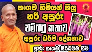 කාගම හිමියන්ගේ අපූරු බටු කතාව | Kagama Himi | #bana #දර්මදේශනා #banadeshana 